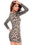 Slightly Fuzzy Leopard Minidress