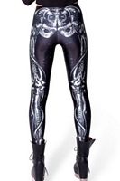 Cyborg Skeleton Print Leggings