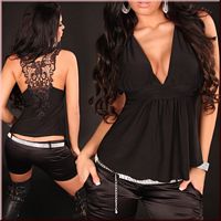 Gothic Lace Back Babydoll (top only)