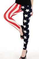 Fashionable Stars-and-Stripes Legging