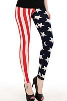 Fashionable Stars-and-Stripes Legging