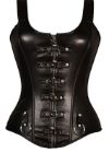 Black Buckled Corset