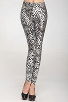 Silver Dragon Skin Leggings