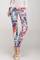 Multicolored Fireworks Legging