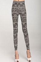 Paisley Patterned Leggings