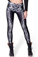 Cyborg Skeleton Print Leggings