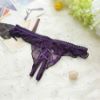 Sheer Lace Split-Crotch G-String