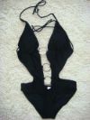 Split Front One-Piece with Metal Rings