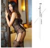 Open Boobs Floral Lace Bodystocking