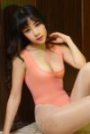 High-Cut Narrow One-Piece with Crotch Opening
