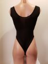 High-Cut Narrow One-Piece with Crotch Opening