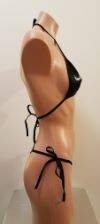Metallic Micro Bikini with Side Ties