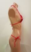 Metallic Micro Bikini with Side Ties