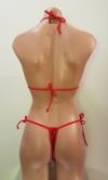 Metallic Micro Bikini with Side Ties