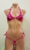 Metallic Micro Bikini with Side Ties