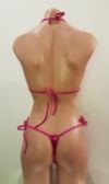 Metallic Micro Bikini with Side Ties