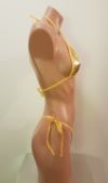 Metallic Micro Bikini with Side Ties