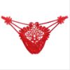 Triple String Heart Lace Thong