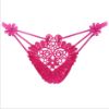 Triple String Heart Lace Thong