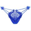 Triple String Heart Lace Thong