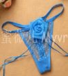 Mesh G-String with Flower and Ribbons