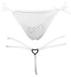 "Sexy" G-String with Metal Heart T-Back