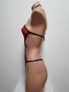 Mesh One-Piece Swimsuit/Teddy
