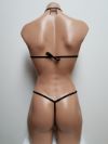Mesh One-Piece Swimsuit/Teddy
