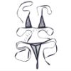 Mesh Micro Bikini with Side Ties