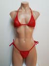 Mesh Micro Bikini with Side Ties