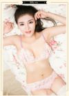Crotchless Lace Panties, Bra, and Garter Belt Set