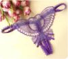 Delicate Butterfly Crotchless G-String