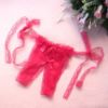 Delicate Crotchless Panties with Lace Ties