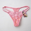 Flowery Double-String Thong