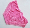 Lacy Low-Back Panties with Bow