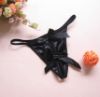 Crotchless Thong with Twin Bows