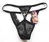 Thong Panties with Pearl Triad