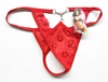 Thong Panties with Pearl Triad