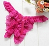 Ruffled Split Crotch Panties with Bow