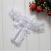 Ruffled Lace Crotchless G-String