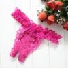 Ruffled Lace Crotchless G-String