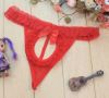 Lacy G-String with Teardrop Window