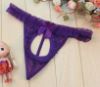 Lacy G-String with Teardrop Window