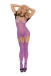 Sheer Purple Bodystocking