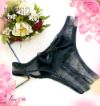Sheer Camisole with Garters, Crotchless Panties, and Stockings