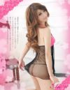 Sheer Halter Chemise with G-String